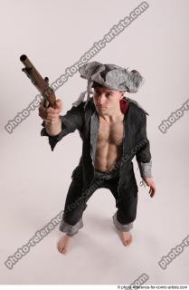 JACK PIRATE STANDING POSE WITH GUN #3